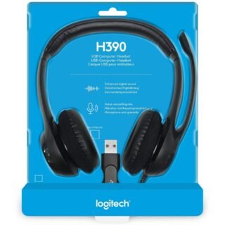 Logitech H390 USB Computer Headset With Noise Cancellation