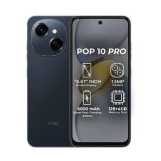 Tecno Pop 10 Pro 4GB RAM + 128GB ROM 6.67 Inch HD+ 120Hz